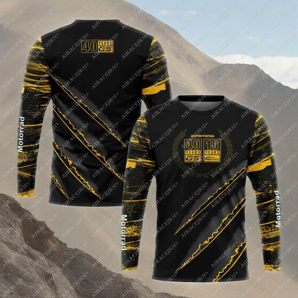Motorrad BMW 黒長袖 Tシャツツーリングオートバイレーシングアドベンチャー速乾性通気性抗 UV ジャージ