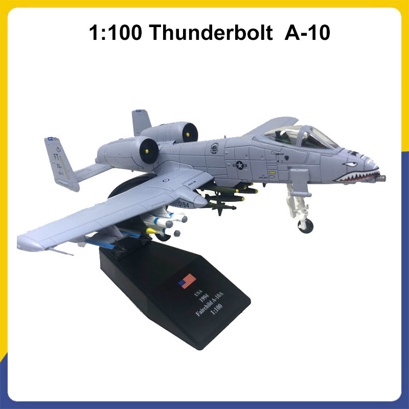 合金ダイカスト航空機モデル NS モデル 1:100 サンダーボルトサンダーボルト攻撃航空機グレートシャークマウス A-10 戦闘機モデル