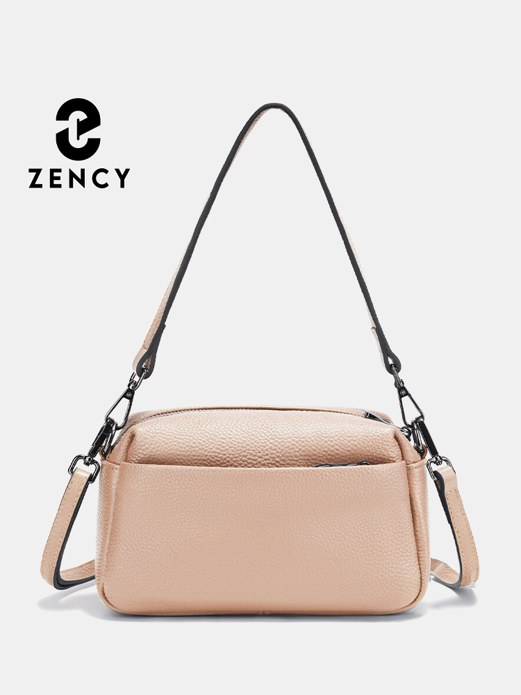 Zency 2026 新しい女性のバッグ小さなソフトレザー女性のシンプルな脇の下クロスボディバッグファッションショルダーバッグかばん