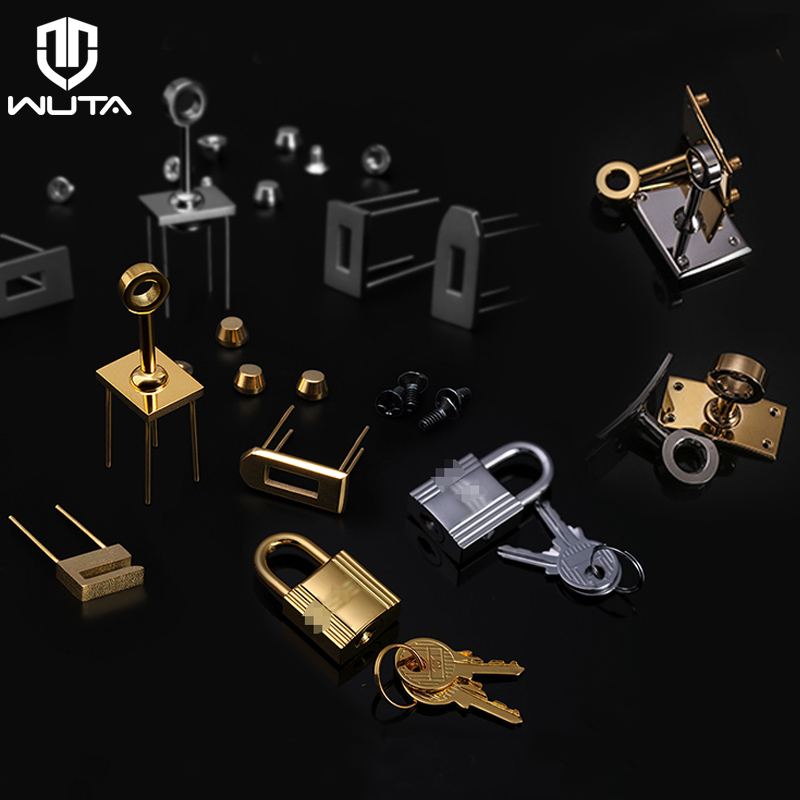 WUTA 100% ステンレス鋼クラスプターンツイストロックバケットバッグロックアクセサリーキー挿入ロック DIY レザークラフトハンドバッグブレスレット