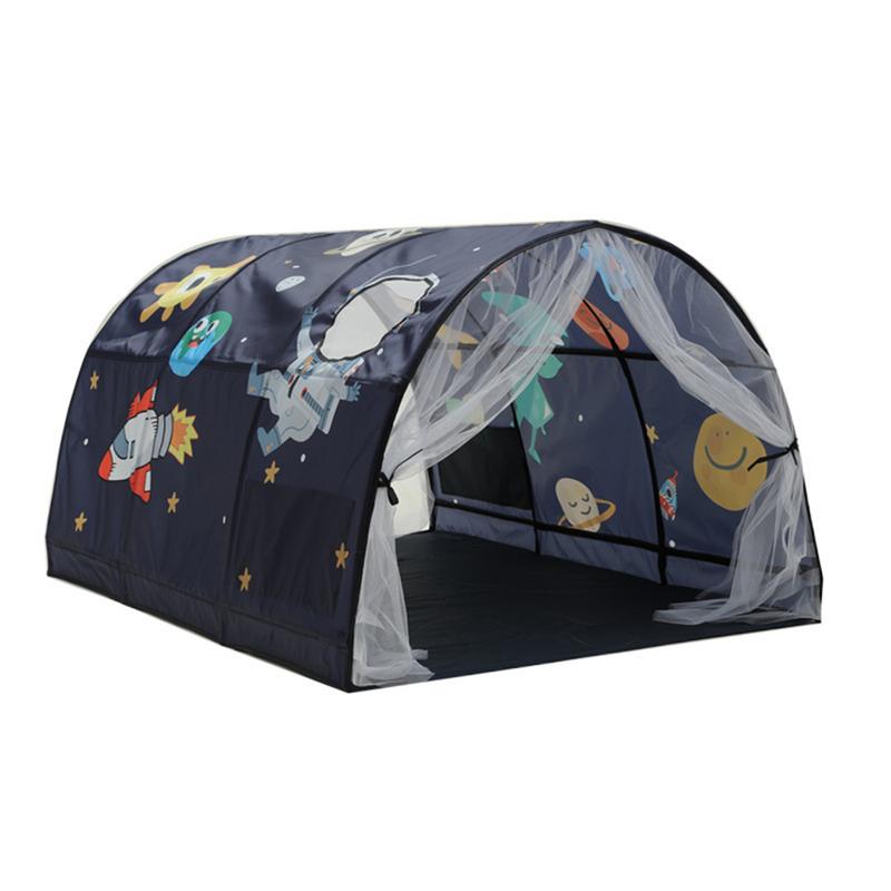 幼児睡眠テントキッズプレイトンネルテントベッドテントプライバシーテントベッドキャノピーシェルター屋内キャビンテントガーデンキッズゲームルーム