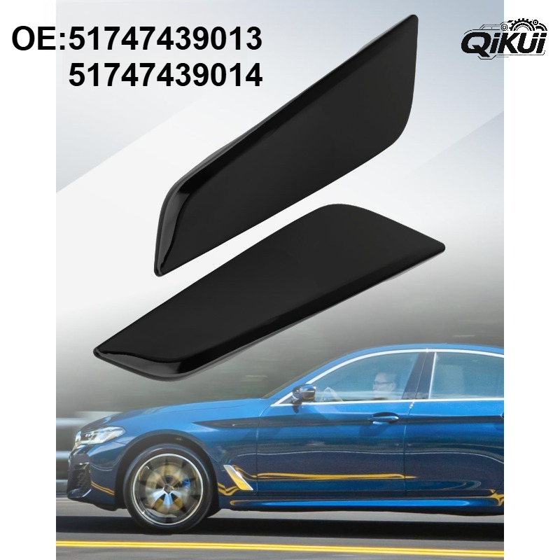 ペアフロントサイドフェンダーダクトトリム BMW 5 シリーズ G30 530e 530i 540d 540i 交換用 51747439013 51747439014 サイドベントカバー