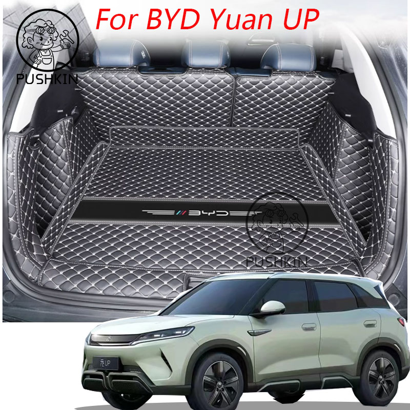車のトランクマット BYD 元アップアト 2 元プロ 2025 2024 トランクプロテクターパッド収納袋カーゴライナー車のインテリアアクセサリー