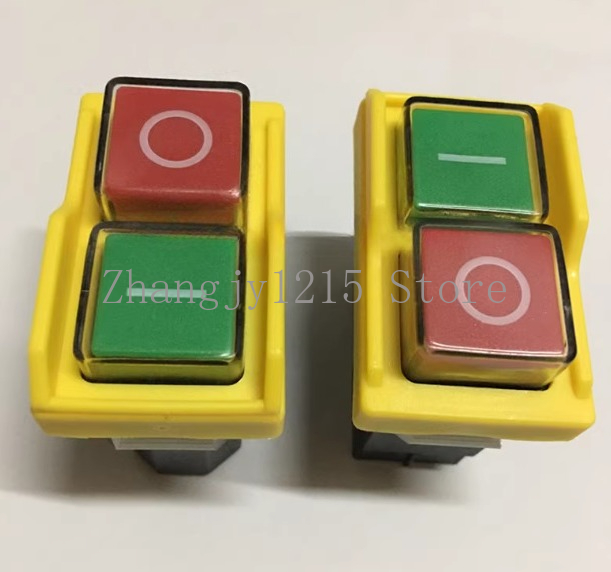 DKLD DZ04 4 Pins Waterproof Electromagnetic Push Button Switches ON OFF Start Stop Switch for Grinding Machine 250VAC 8(6)A
