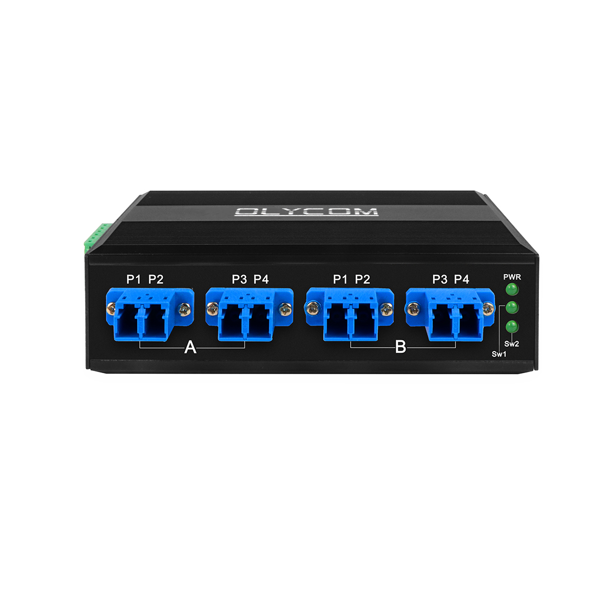 D2*DB バイパス機械式光スイッチ LC ファイバーコンバーター、ファイバーパッチを保護 産業用 DIN レール取り付け IP40