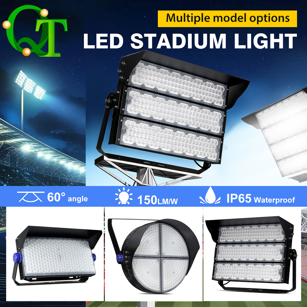240W-1200W LEDスタジアムフラッドライト6000K防水IP65屋外正方形トンネルサッカーフィールド照明