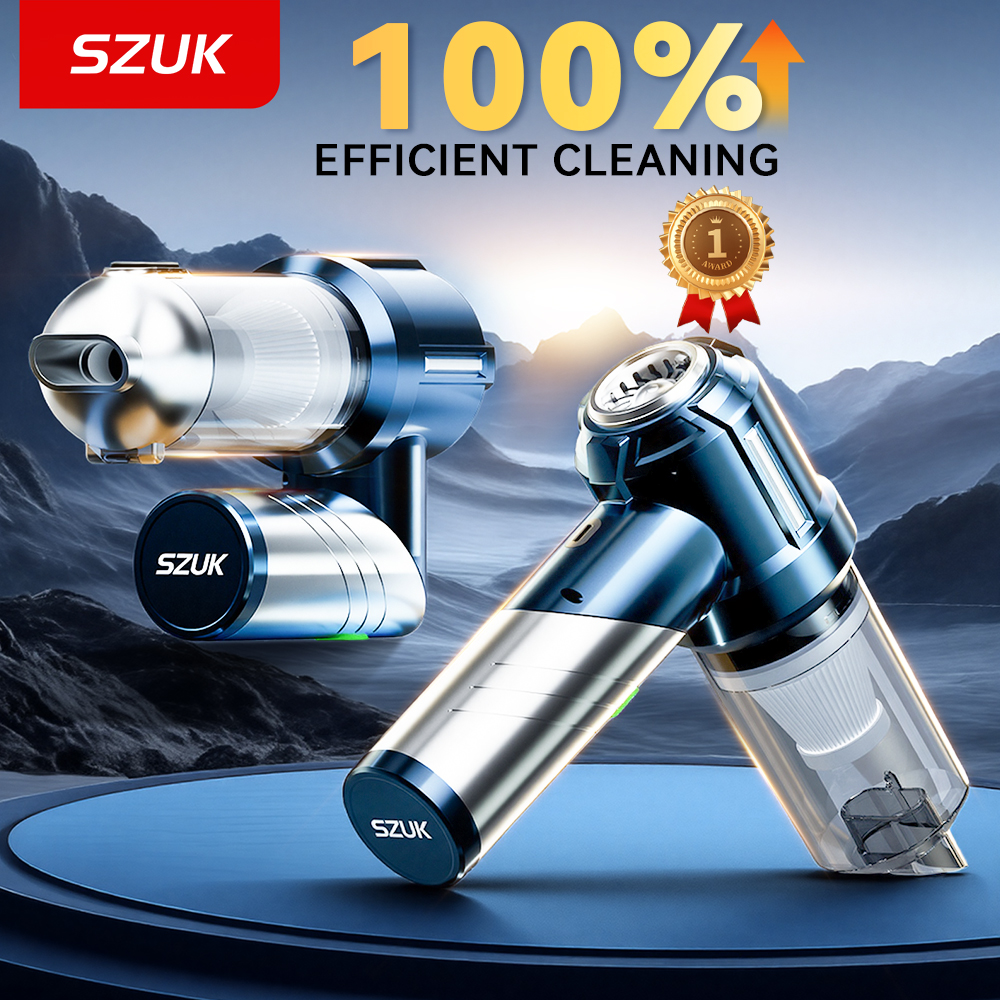 SZUK 90 度回転折りたたみ掃除機ミニポータブル掃除機、ワンクリック Removol 強力なワイヤレス車用掃除機
