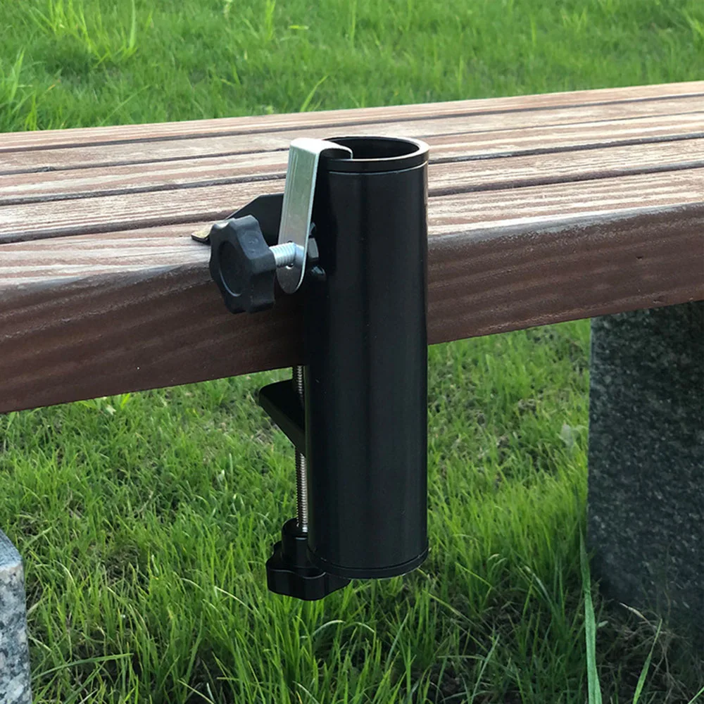 Anti Slip Beach Parasol Mount Clamp Fixed Holder Durable Outdoor Furniture Umbrella Fixing Clip Portable Patio Sun Shade Bracket