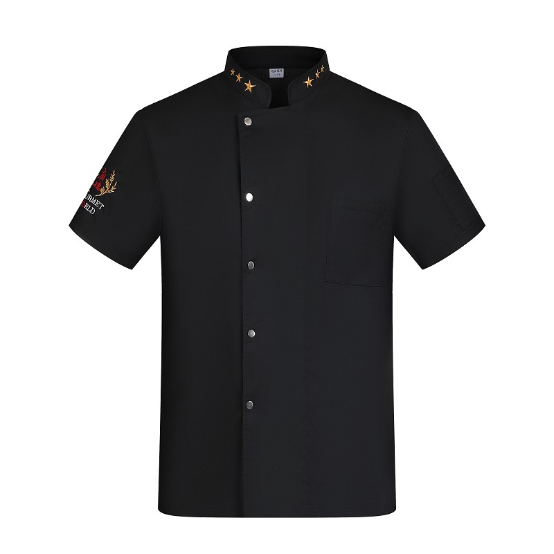 中華レストランキッチンシェフコートケータリング調理シャツパンパン作業服ウェイターホテル服コックジャケットカフェ作業服
