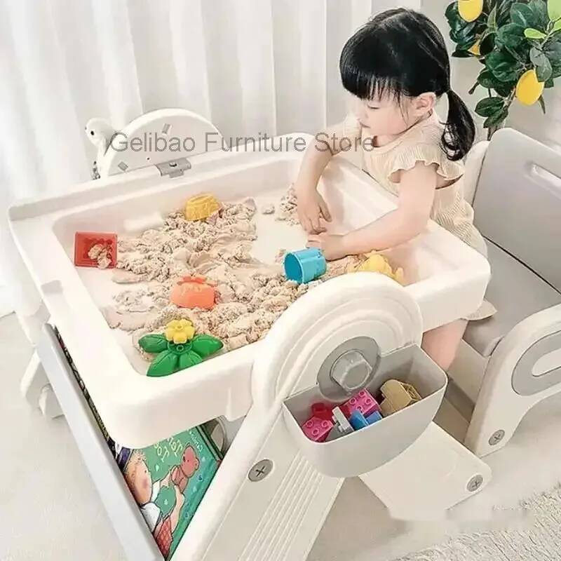 子供用テーブル学生子供用教室デスク子供用子供用テーブルチェアセットチェアダイヤモンド塗装小学校用品家具