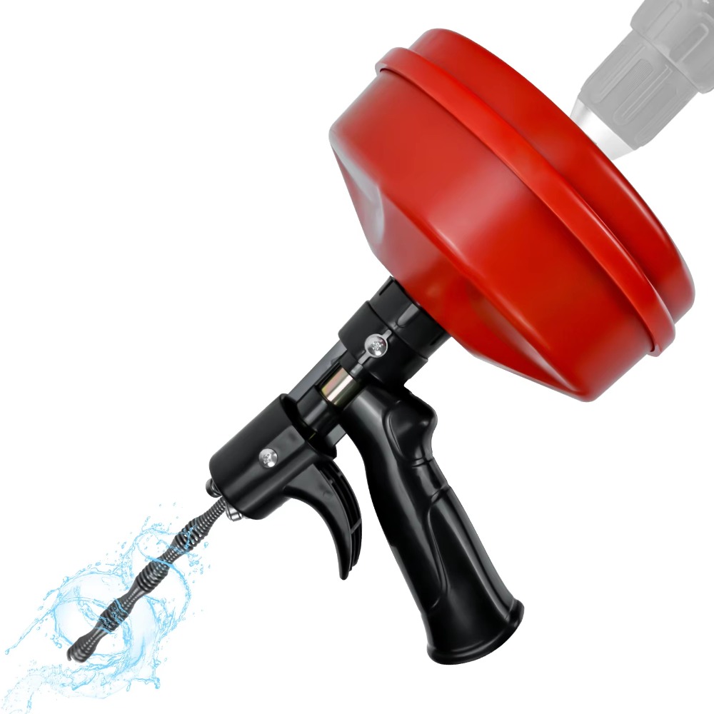 プロフェッショナル排水管スネークオーガー柔軟な配管マニュアル/電気排水管詰まり除去剤 5-10 メートルの長さダブルモード