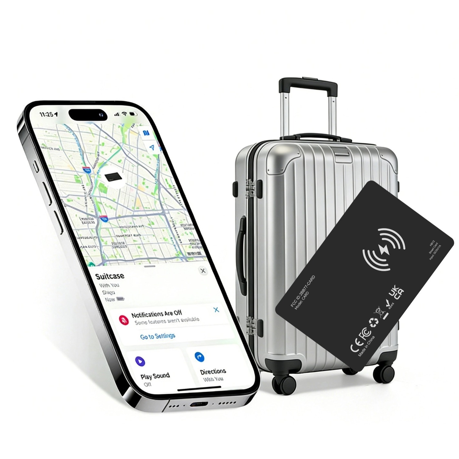 Bluetooth トラッカー Apple Find My 用スマート ファインダー、Air トラッカー タグ キー ファインダー 充電式 (iOS のみ) スマート ウォレット トラッカー