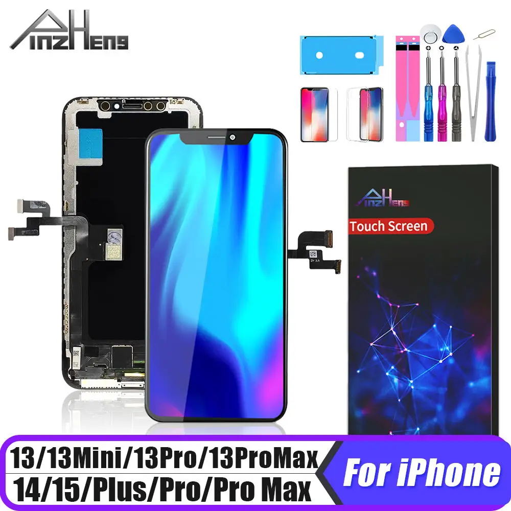 PINZHENG 高品質スクリーン INCELL LCD OLED iPhone 14 Pro 15 Plus 13 Pro Max ディスプレイ iPhone の交換用ツール