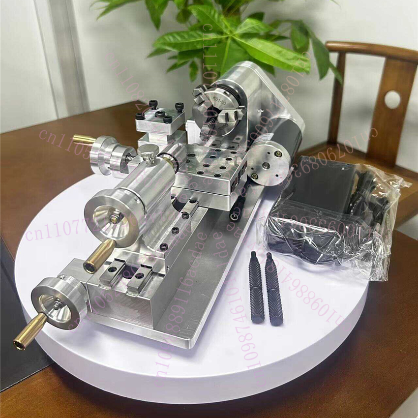 DIY ミニ旋盤多機能家庭用木工自家製小型旋盤ポータブルデスクトップマイクロ旋盤 220V 80 ワット 100-2500r/分