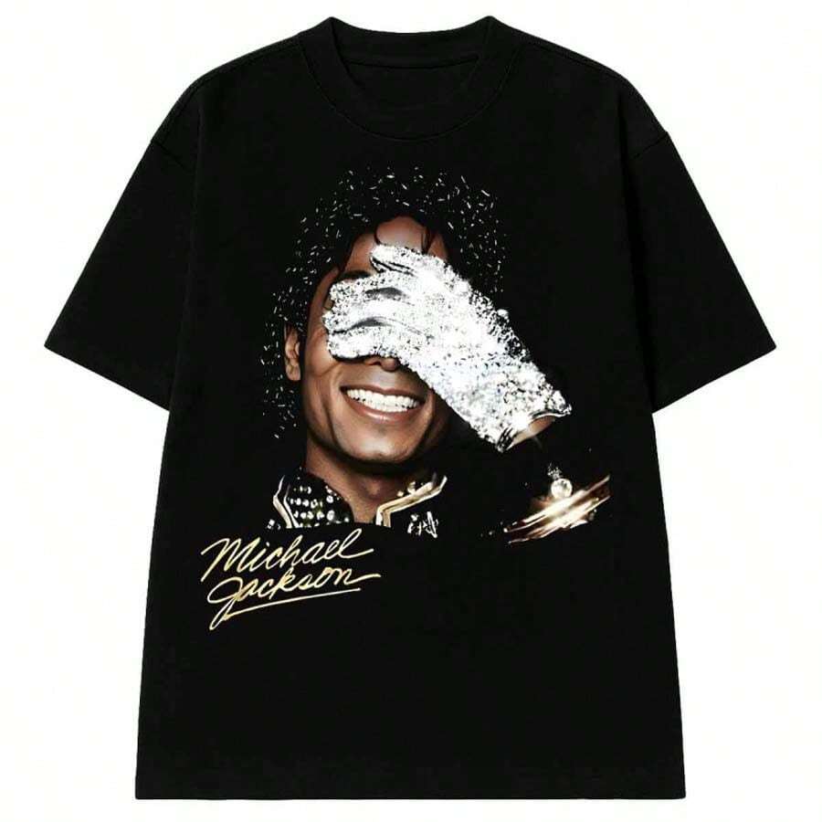 2026 新しい夏の新しいマイケルズジャクソンとシャツレディースメンズシャツ楽しいヴィンテージ Tシャツファッション