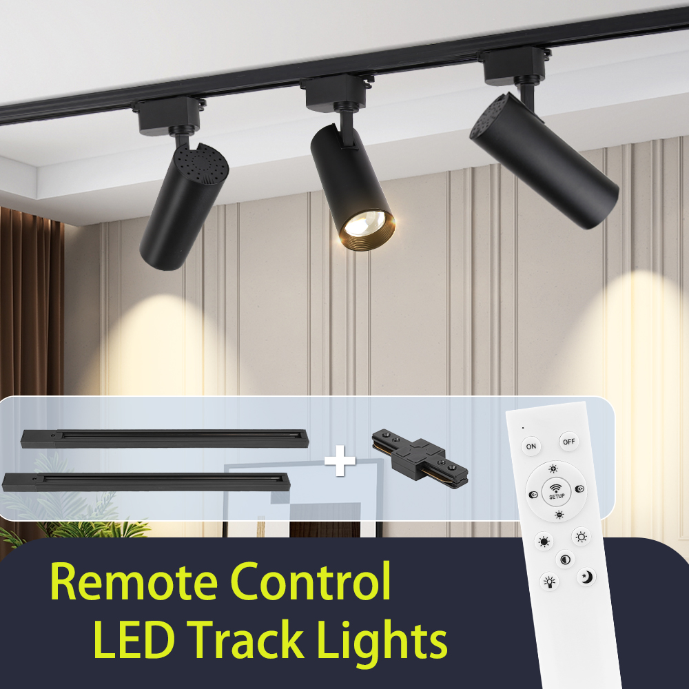 リモートトラックライトスマート制御 Led スポットランプ店舗レールライトモダンな天井ランプリビングルームモールレストランルーム装飾