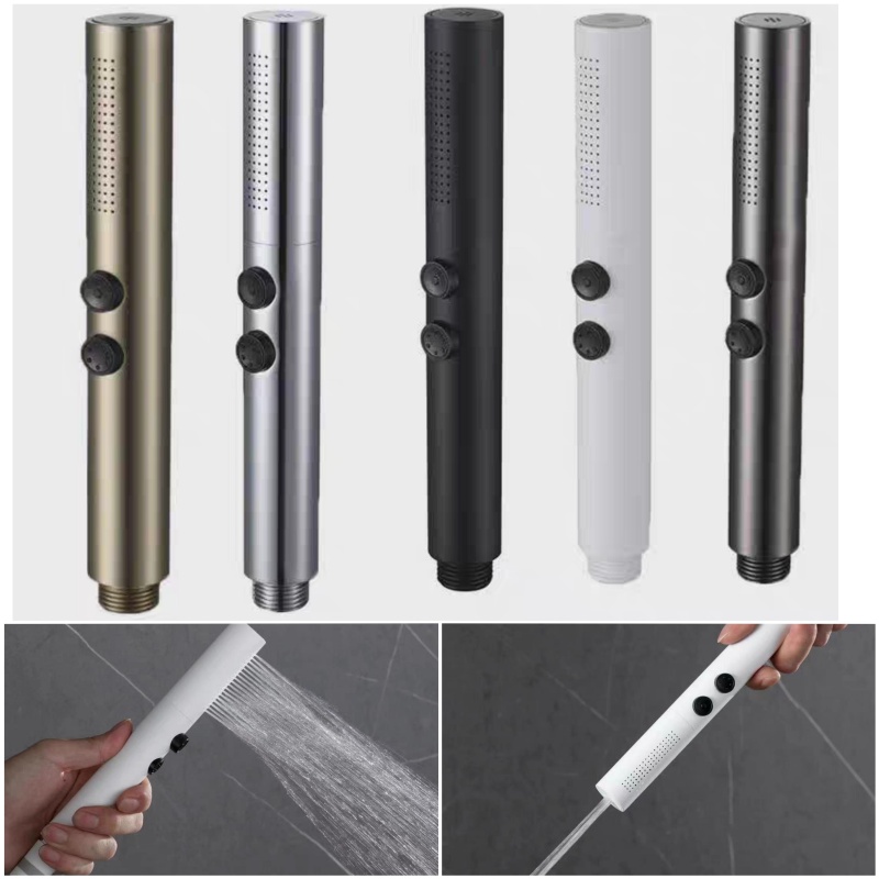 真鍮ハンドヘルドシャワーヘッドバスルームアクセサリー二機能高圧節水バスハンドシャワー複数の色