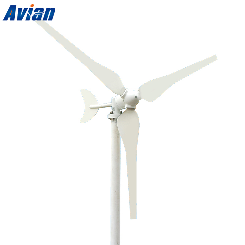 200 ワット風力発電機 12 V 24 V 炭素繊維強化プラスチックブレード CE 承認風力タービン MPPT コントローラオプション