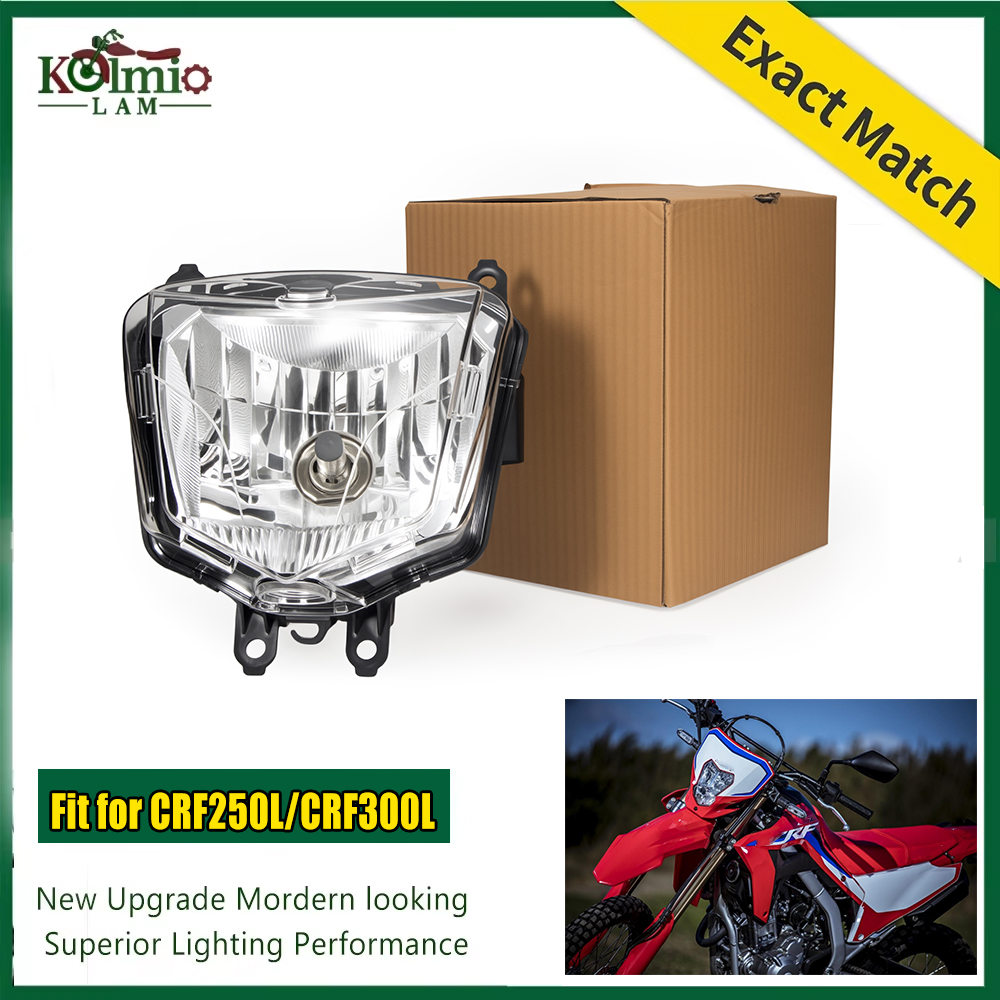 2013 - 2019 ホンダ CRF250L オートバイヘッドライトアセンブリヘッドランプ CRF300L 2021 - 2023 CRF 250L 300L ライトに適合