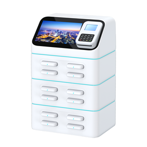 Wi-Fi/4G対応 ポータブルスマホ充電ステーション シェア型モバイルバッテリー自動販売機 5000mAhバッテリー搭載、POS端末による決済機能付き