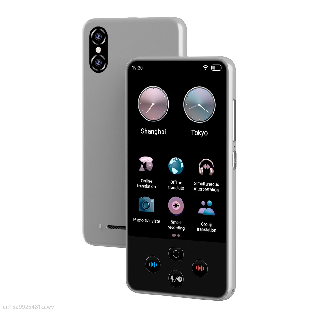 S85 Pro Portable Translator Device 138 Real-time Languages Online & Offline 4inch Smart Voice Translation For Foreign Travel