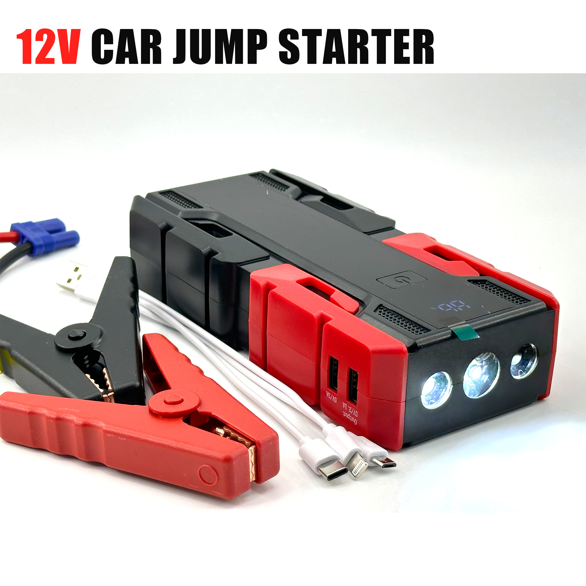NEW 99800mAh Car Jump Starter Power Bank Car Booster Charger 12V Starting Device Car Emergency Booster