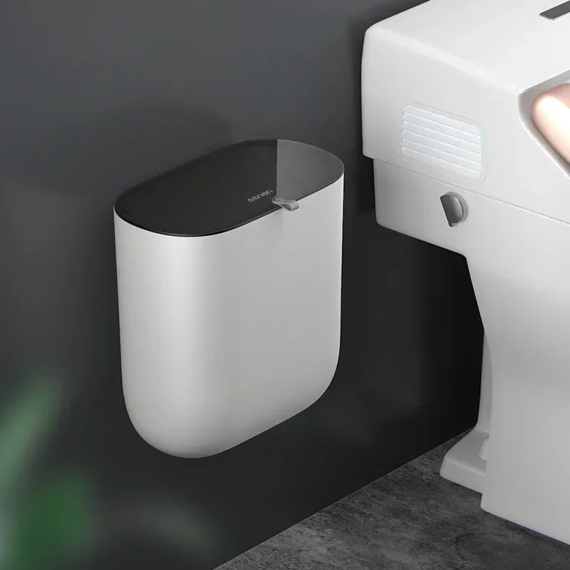 自己粘着フックフロアスタンドゴミ箱キッチン、家庭用ゴミ箱、バスルームリサイクルゴミ箱、掃除ツール用