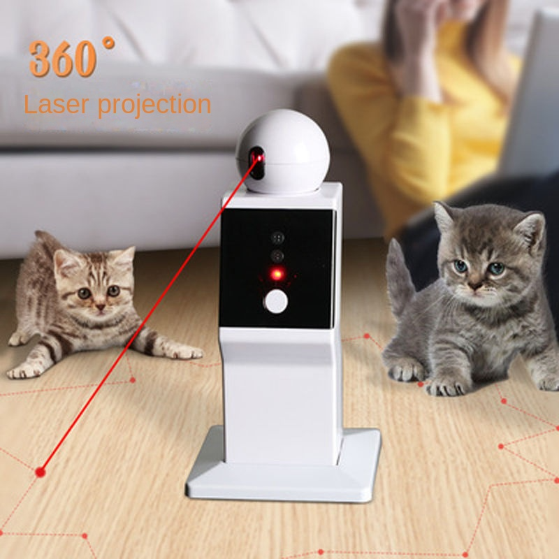 自動猫おもちゃレーザーロボットは手を解放しますペットは自由に遊ぶことができますおもちゃは充電されますおもちゃは遊び心があります猫の訓練に適しています