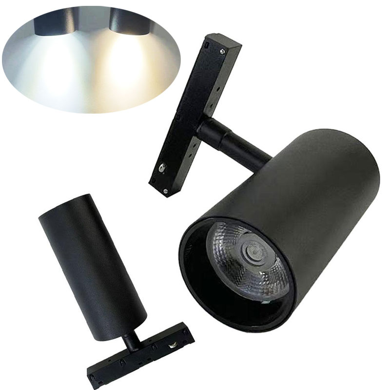 DC48V Led トラックライト 12 ワット COB シーリングランプスポットライト家庭用衣料品店ストアホームデザイン除去マグネットレールライト