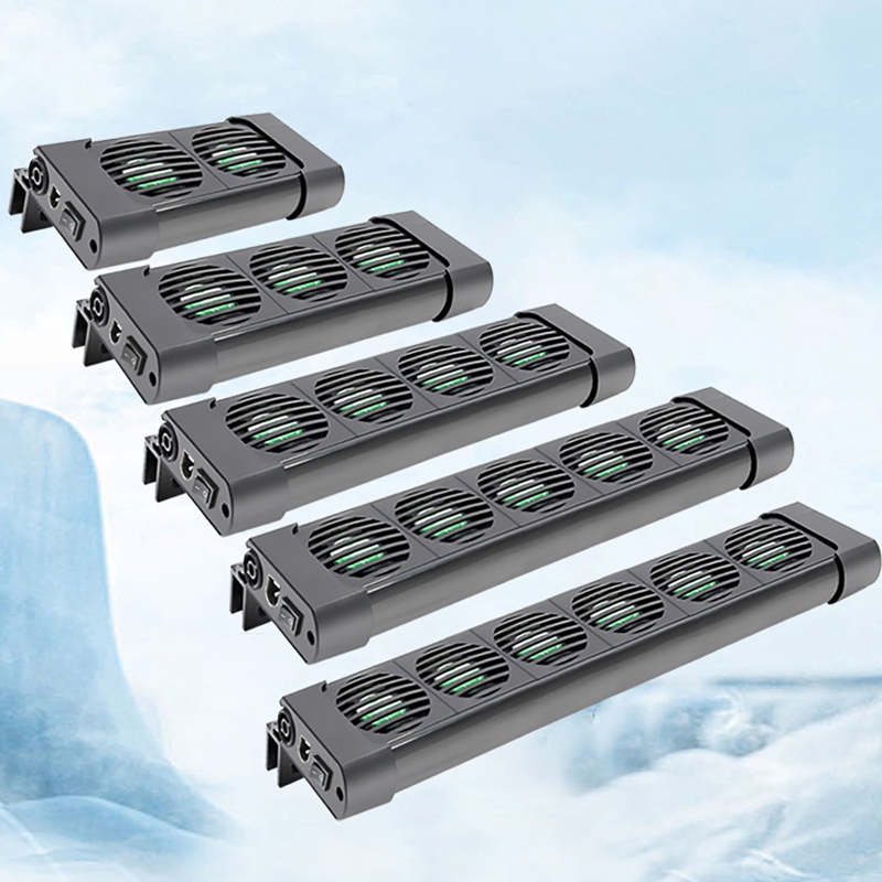 Aquarium Cooling Fish Tank Cooling Fan 135° Rotation Heat Dissipation Cooling Fan Cool Down Temperature For 13mm Tank Thickness