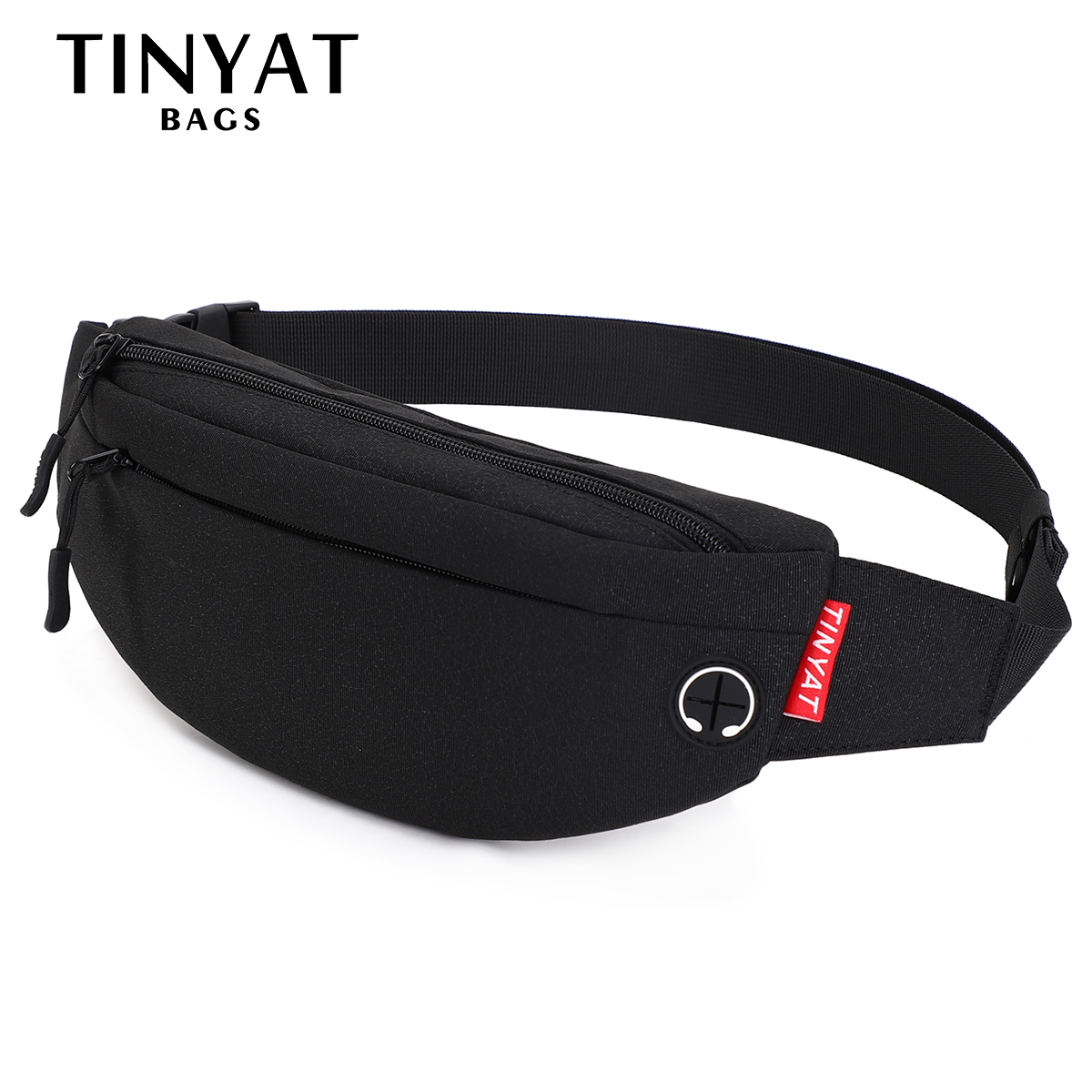 TINYAT 男性ウエストバッグパック財布カジュアル大型電話ベルトバッグポーチ女性の旅行電話バッグファニーバナナバッグヒップポケット