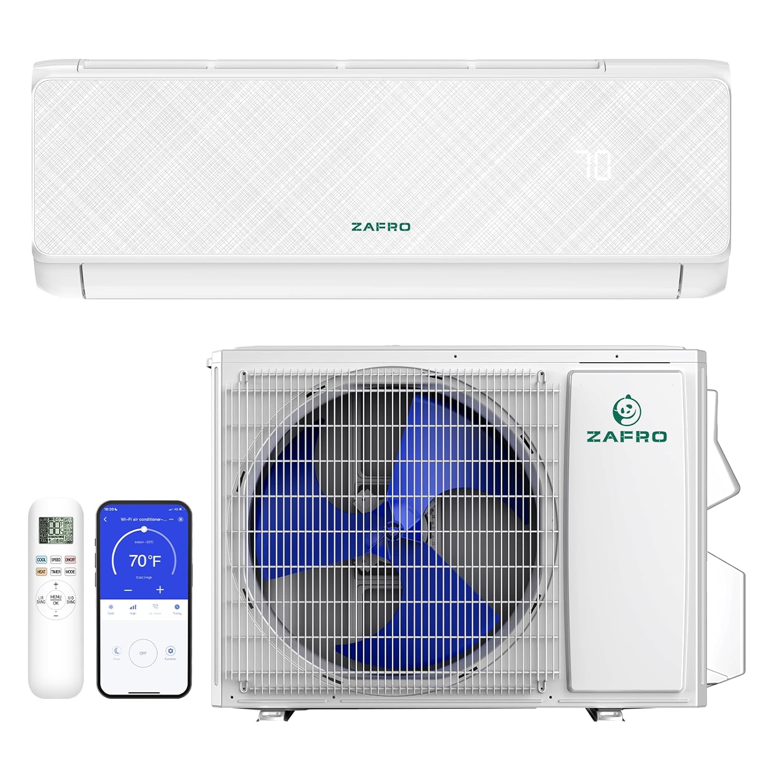 24000 BTU ミニ スプリット エアコン