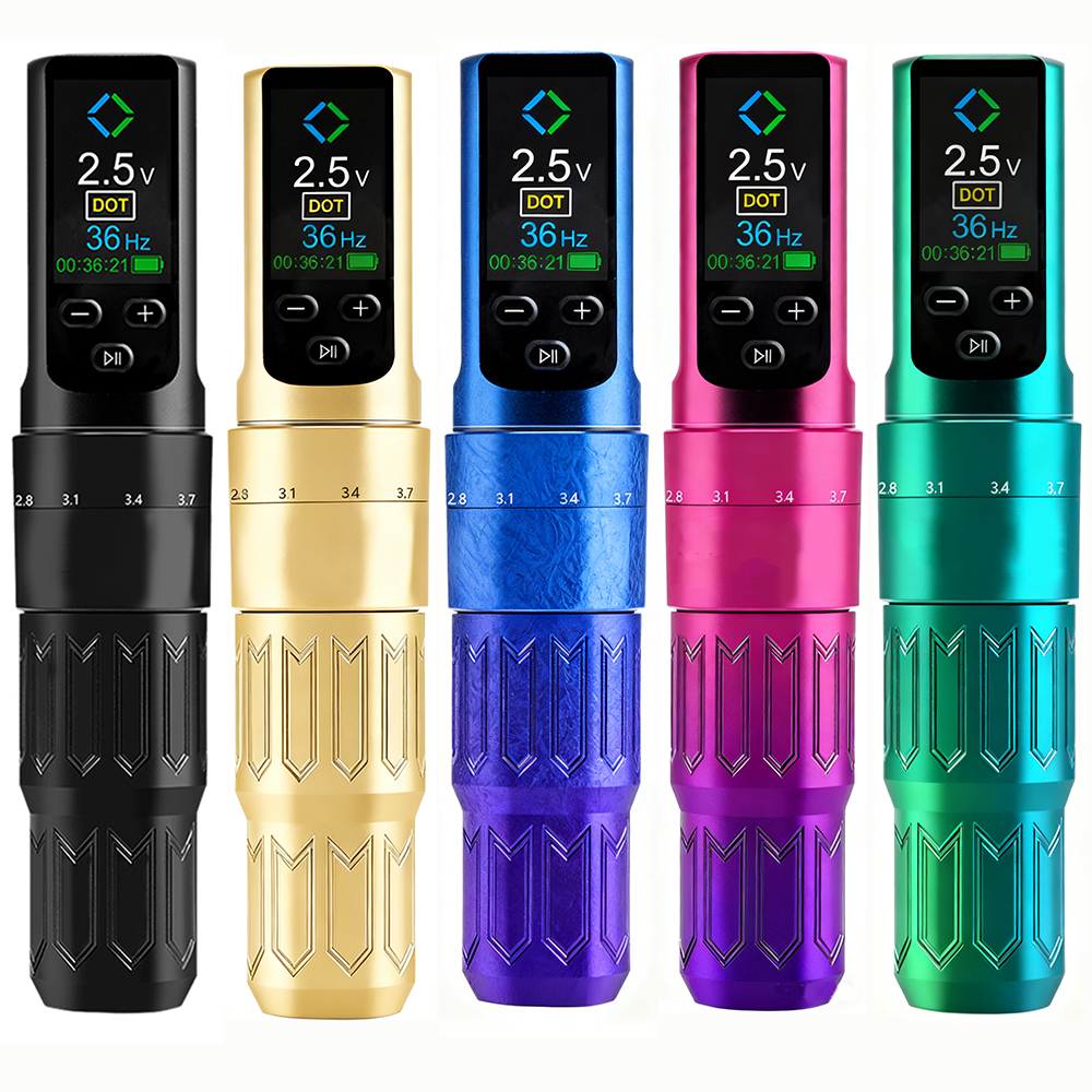 ワイヤレスタトゥーマシン 1680mah バッテリー 6 時間バッテリー寿命タトゥーペンタトゥーマシンアートメイクマシンタトゥー用品