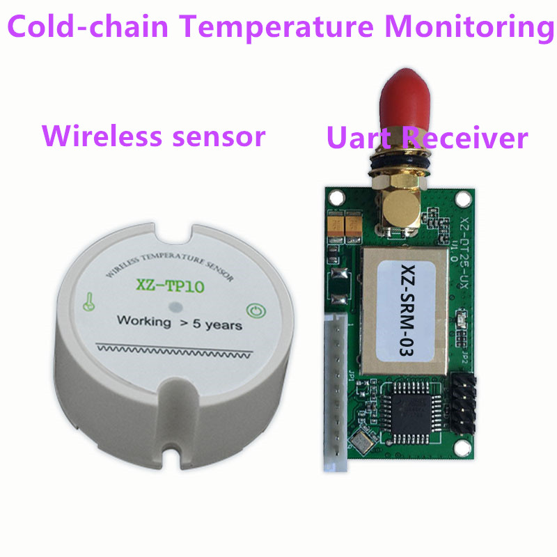 リモート温度監視組み込みシステム用の Uart レシーバー付きワイヤレス温度センサートランスミッター