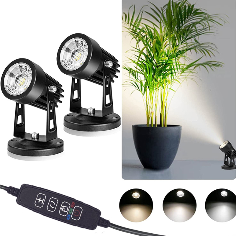 LED スポットライト屋内アクセント照明調光可能な LED アップライトスポットライトランプ鉢植え家庭用