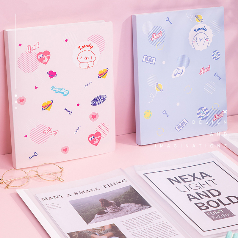 A4プラスチック製予算バインダーファイルフォルダー（書類用、30/60ページ）ファイリング製品、オフィス用品、デスク文具オーガナイザー