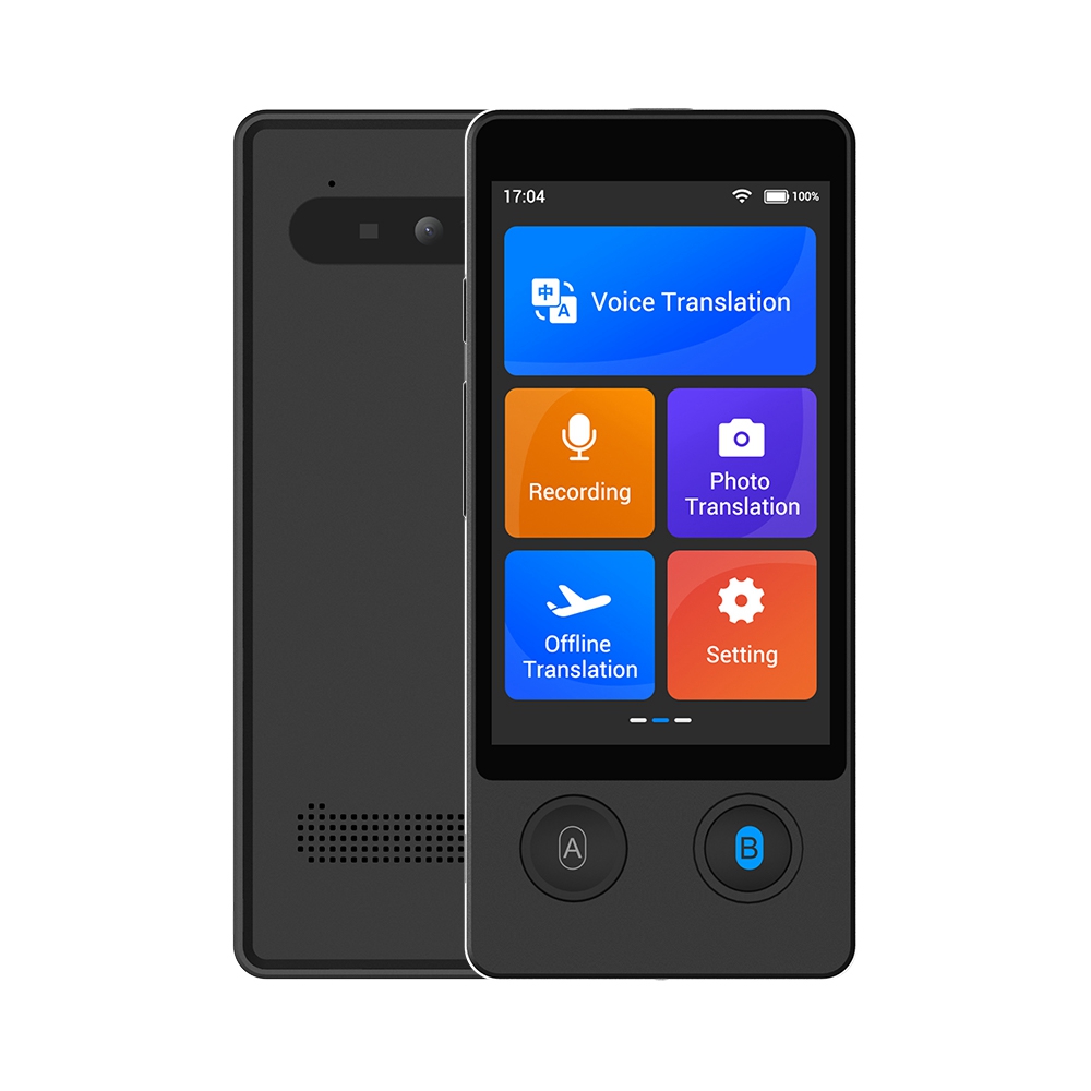 Wooask W12 言語翻訳デバイス、WiFi 不要、144 言語のリアルタイム音声翻訳、旅行ビジネスに最適