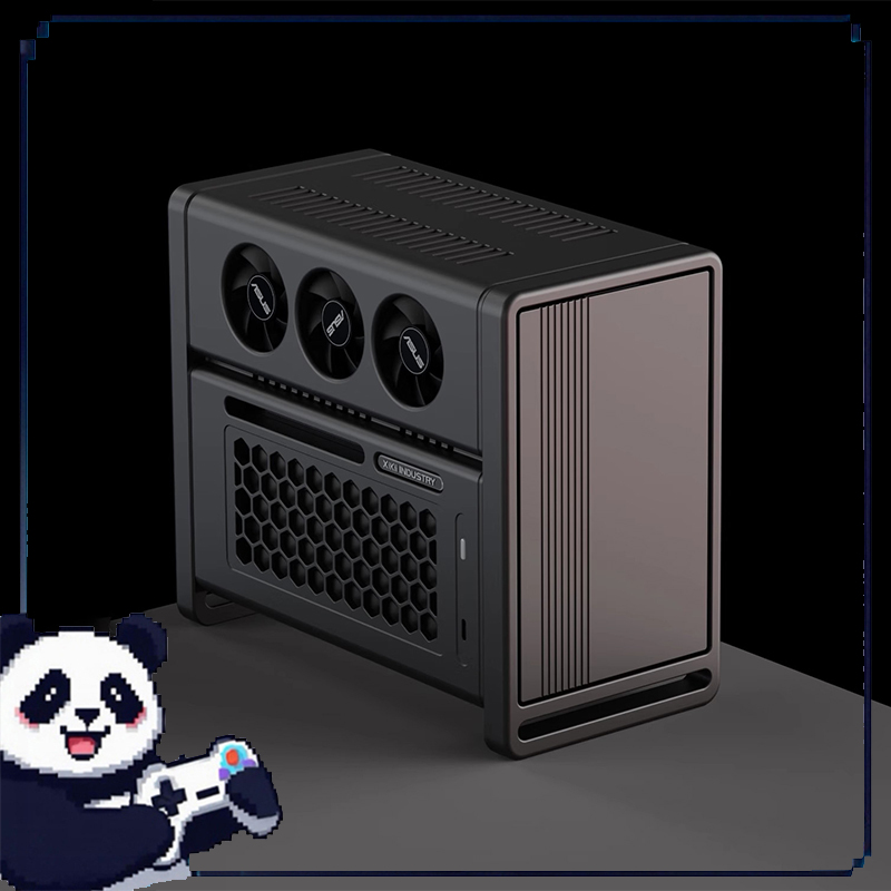 Xikii Ff04 Lp Itx ミニケース CNC 全アルミニウム Enp-8345l サイレント電源デスクトップコンピュータゲームオフィスコンソールケース
