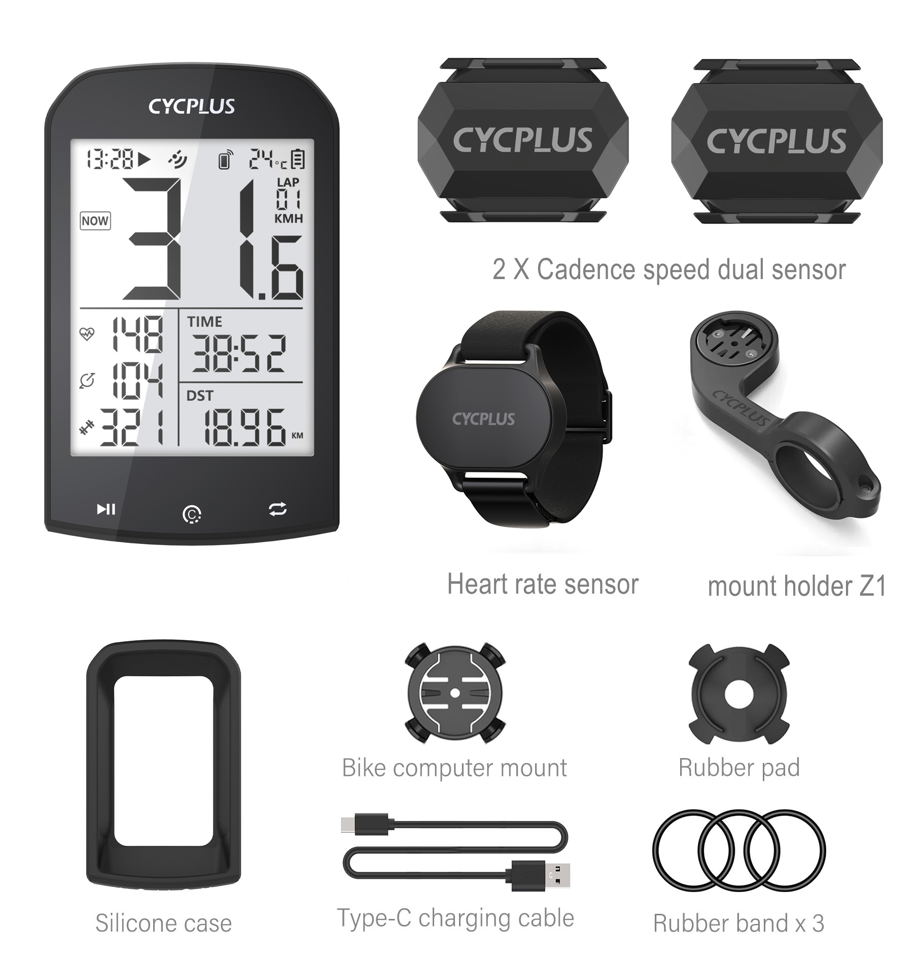 CYCPLUS M1 バイクアクセサリー GPS 自転車コンピュータサイクリングスピードメーター BLE 5.0 ANT サイクル Ciclismo キロカウンター自転車用