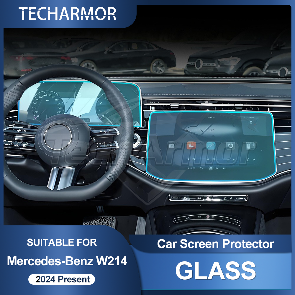 車の強化ガラス保護フィルムメルセデス · ベンツ E クラス W214 スクリーンプロテクター自動 GPS ナビゲーションダッシュボードディスプレイカバー