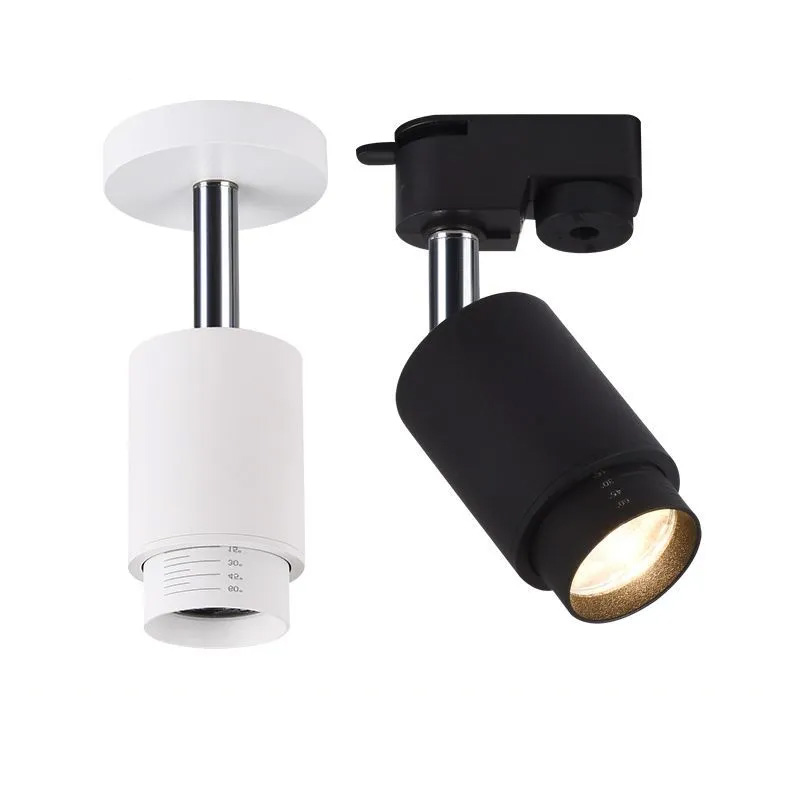 調光可能なスポットライト Led ダウンライトトラックライト表面実装 5 ワット 7 ワット 9 ワット背景ランプ LED COB 天井屋内照明