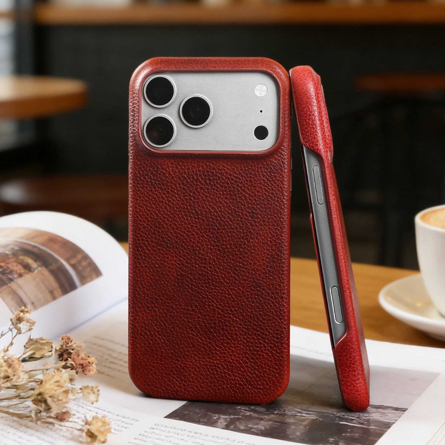 Iphone 17 プロマックスケース iphone16Pro 15 14 13 12 11 XR XS 本革カバーケース美的ヴィンテージ電話バック Coque
