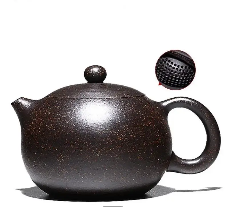 宜興ティーポットブティック紫粘土 Xishi ティーポット鉱石美容ケトルマスター手作り茶器セレモニーボール穴フィルター