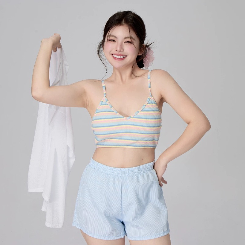 新しいスプリット水着女性のためのハイエンド純粋な欲望スタイル小胸痩身速乾性ソフト快適な通気性水着