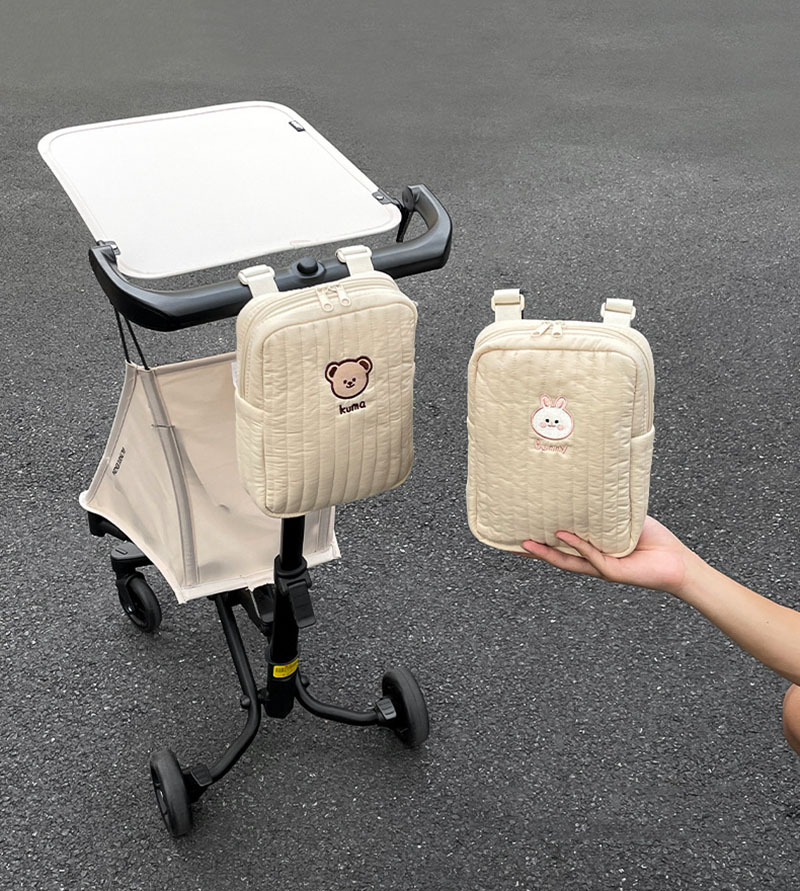 クマママバッグベビーカーバッグベビーカーベビー用品オーガナイザーホルダーベビーカーアクセサリーぶら下げキャディ収納袋