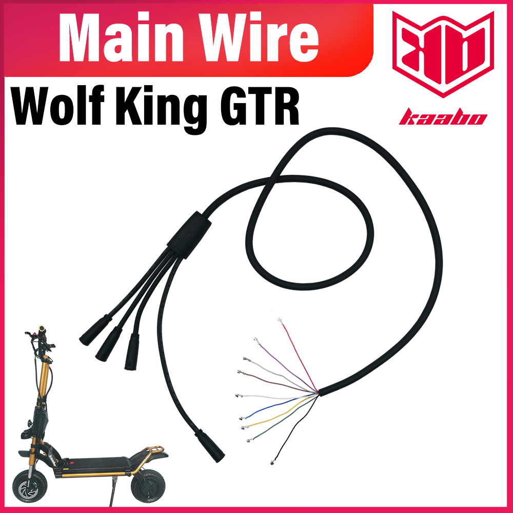 KAABO ウルフキング GTR メインワイヤー 1 ヘッドに 1 ピンウルフキング GTR メインライン 4 ヘッド 9 ピンワイヤーハーネス 4 ヘッド 6 ピンスクーター部品