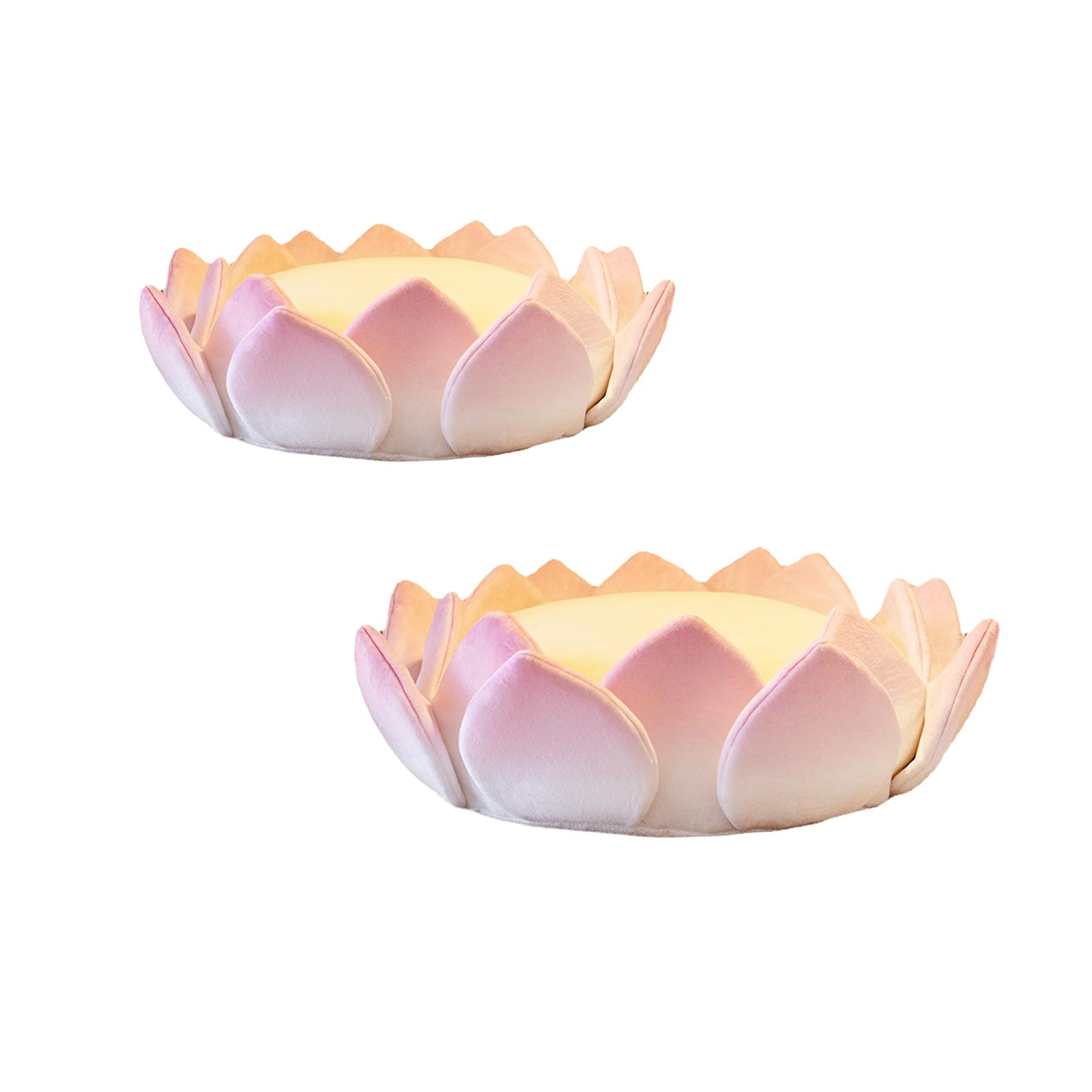 蓮の花の形のクッション取り外し可能な床枕床座クッション瞑想クッションパーティーソファ座りヨガ