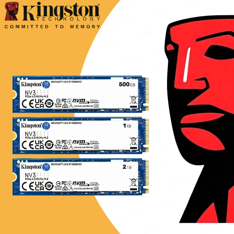 キングストン NV3 SSD 1TB 2TB 4TB 500GB NVMe PCIe Gen 4.0x4 ソリッドステートドライブ M.2 2280 内蔵 SSD nvme m2 デスクトップラップトップ用