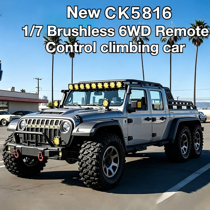CK5816 リモートコントロールクライミングカー新 6 輪 1:7 ブラシレスプロフェッショナル RC オフロード車両モデル 6 × 6 大人の大型おもちゃモデル