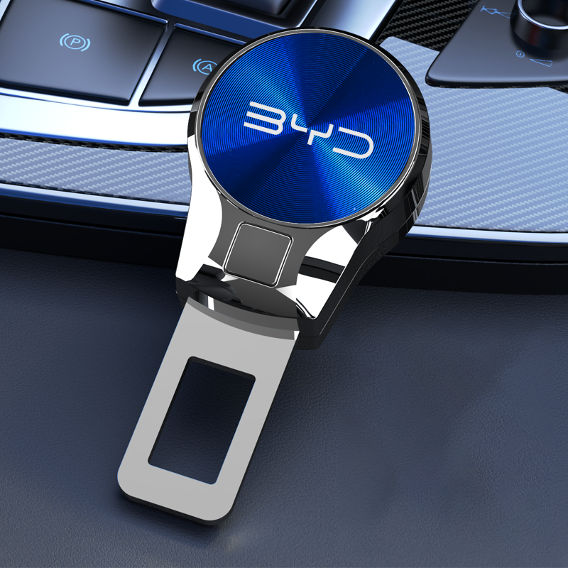 BYD 自動車用シートベルトエクステンダー亜鉛合金プラグ CD テクスチャフルモデル一般的な自動車アクセサリーカーアクセサリー